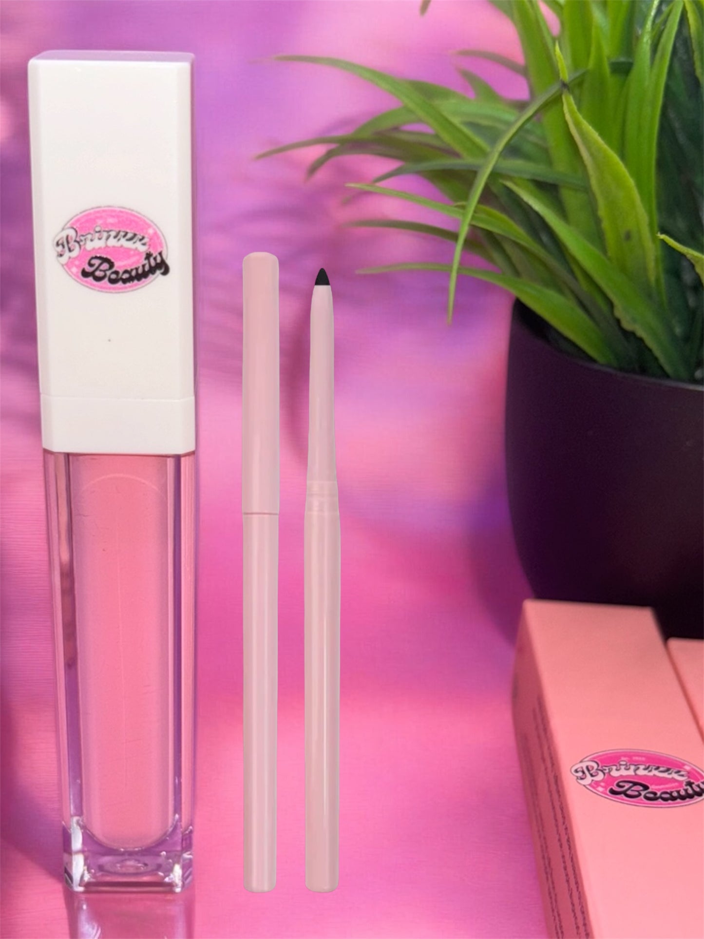 Tender Pink Lipgloss & Lip Liner Kit