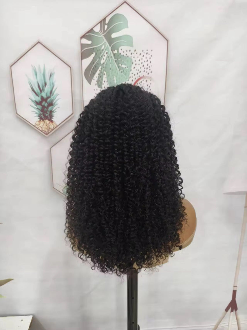 20 inch kinky curly half wig